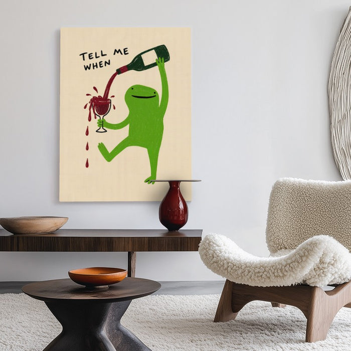 Say When Canvas — Canvas Vertical #02