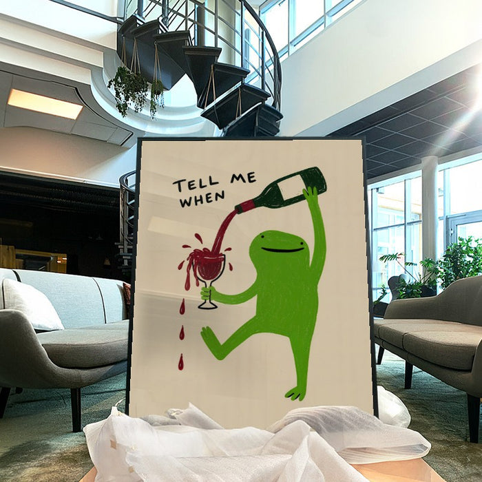 Say When — Art Print Vertical #04