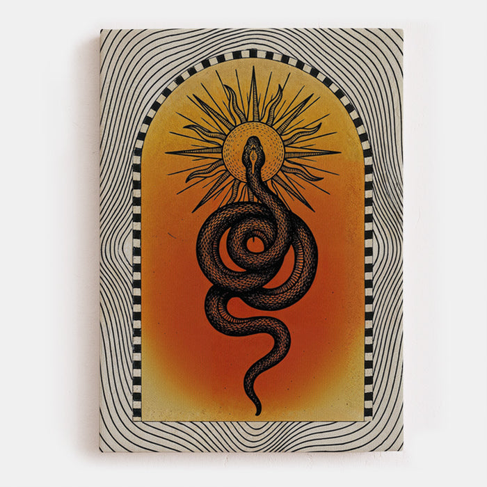 Serpent Of Light Canvas