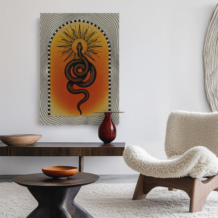 Serpent Of Light Canvas