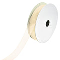 Sheer Nylon Organdy Ribbon, 5/8-Inch, 25-Yard, Ivory