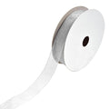 Sheer Nylon Organdy Ribbon, 5/8-Inch, 25-Yard, Silver