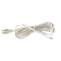 Silver Lamp Cord Sets, 8 Foot SPT1 - paxton hardware ltd