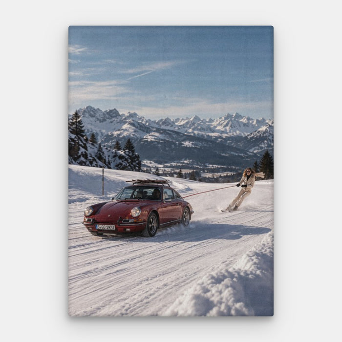 Ski Patrol Canvas — Canvas Vertical #01