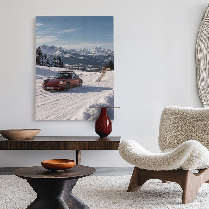 Ski Patrol Canvas — Canvas Vertical #02
