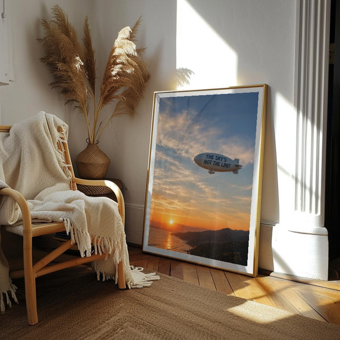 Sky Is Not The Limit — Art Print Vertical #02