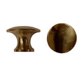 Antique Brass Cabinet Knob, 5/8" - Paxton Hardware
