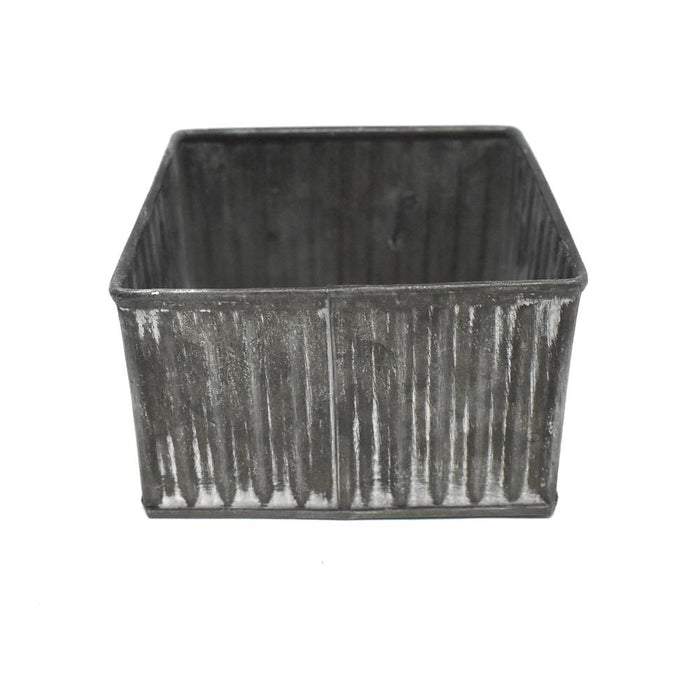 Small Galvanized Drawer Box, 4-3/4-Inch