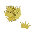 Small Glitter Wooden Crown Cut-Outs, 1-1/2-Inch, 10-Piece