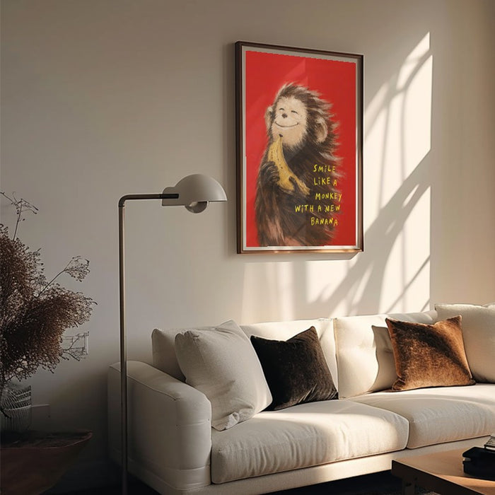 Smile Like A Monkey — Art Print Vertical #05