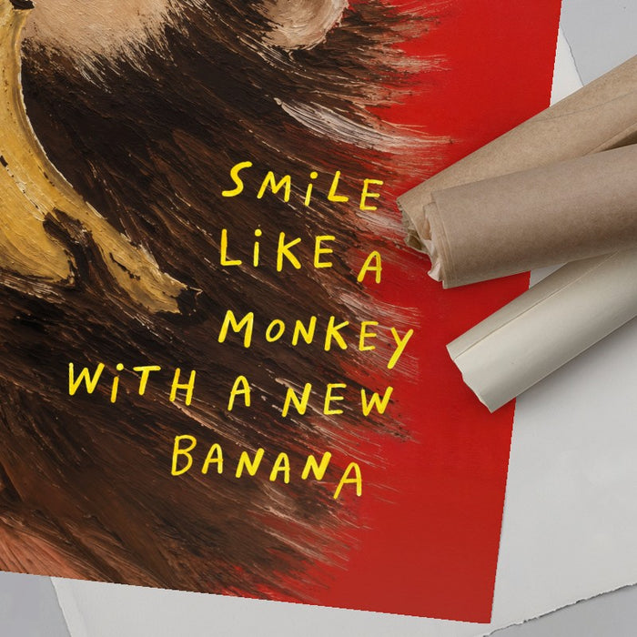 Smile Like A Monkey — Art Print Vertical #06