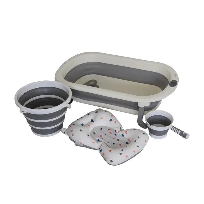 SNUGGLETIME FOLDABLE NEWBORN BATHTUB SET