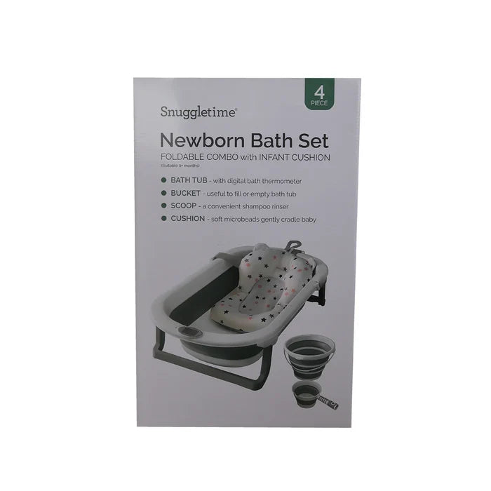 SNUGGLETIME FOLDABLE NEWBORN BATHTUB SET