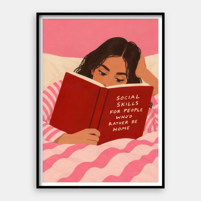 Social Skills For Homebodies — Art Print Vertical #01