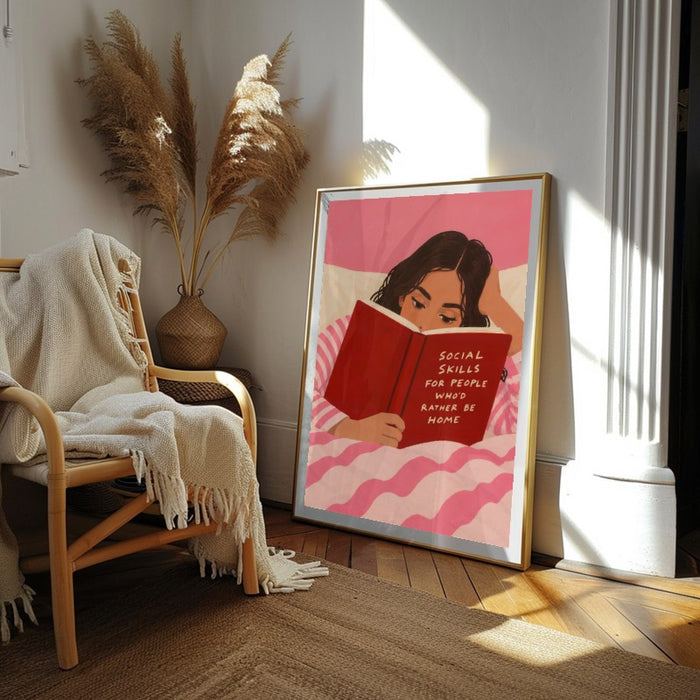 Social Skills For Homebodies — Art Print Vertical #02