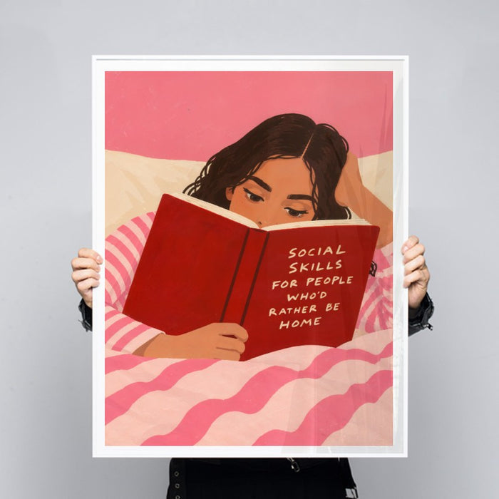 Social Skills For Homebodies — Art Print Vertical #03