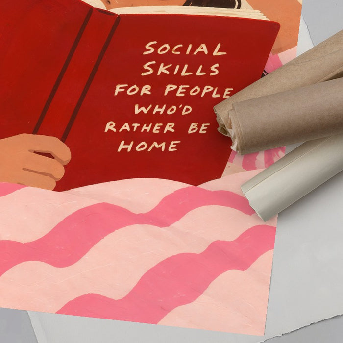 Social Skills For Homebodies — Art Print Vertical #06