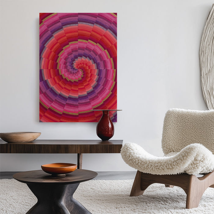 Spiral of Warmth Canvas
