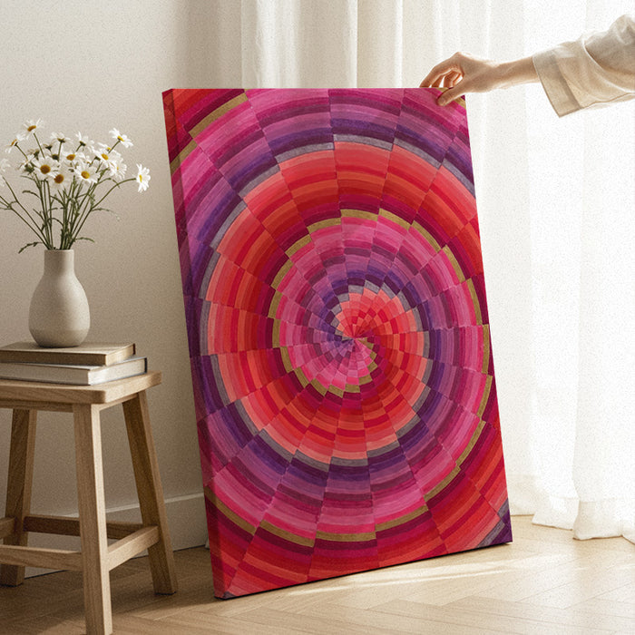 Spiral of Warmth Canvas