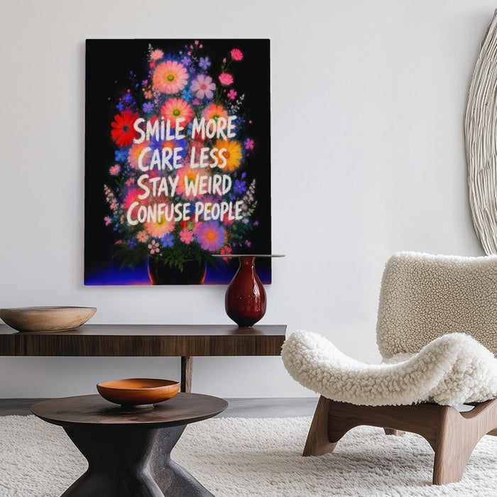 Stay Weird Canvas — Canvas Vertical #02