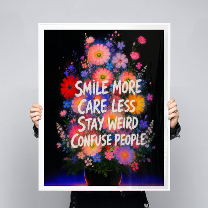 Stay Weird — Art Print Vertical #03