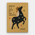Stop Worrying Amigo Canvas — Canvas Vertical #01
