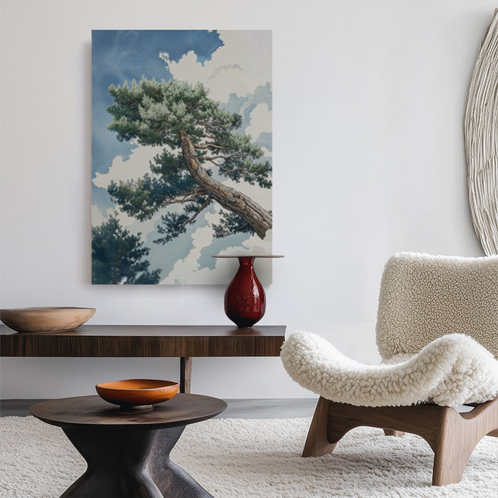 Strength Through Clouds Canvas