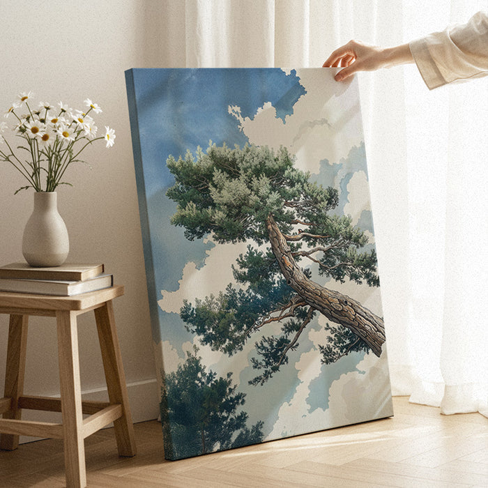 Strength Through Clouds Canvas