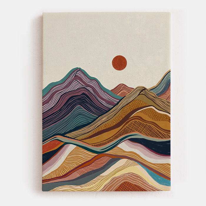 Sun Over Silence Canvas