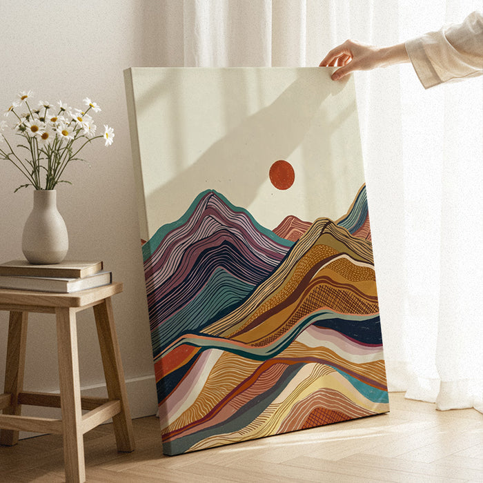 Sun Over Silence Canvas
