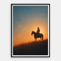 Sunset Rider — Art Print Vertical #01