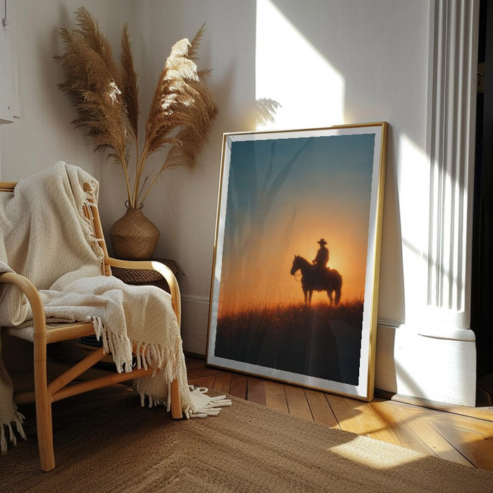 Sunset Rider — Art Print Vertical #02