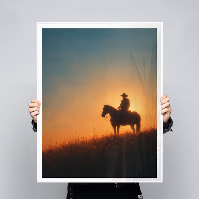 Sunset Rider — Art Print Vertical #03
