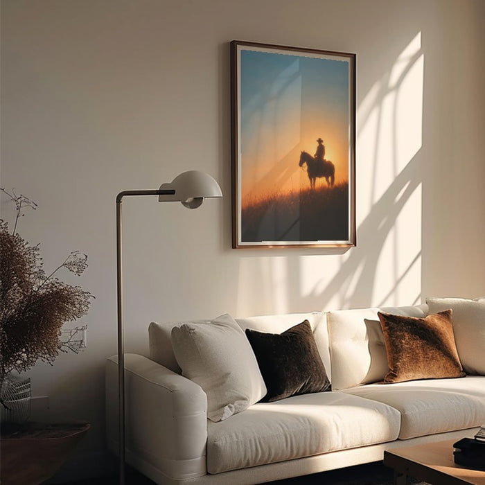 Sunset Rider — Art Print Vertical #05