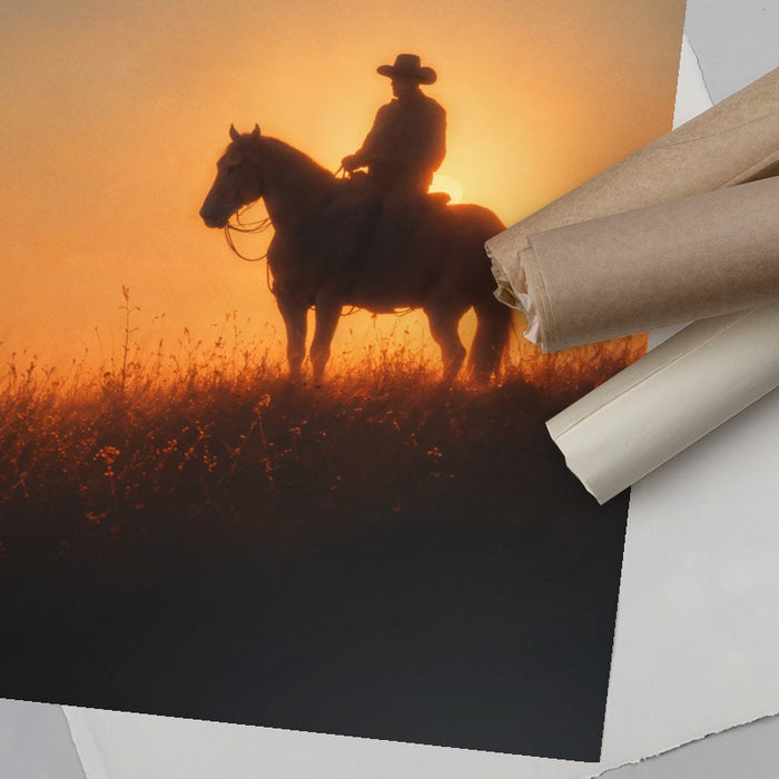 Sunset Rider — Art Print Vertical #06