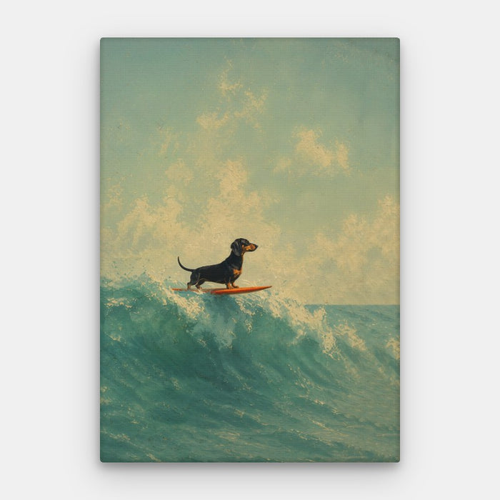 Surfs Pup Canvas — Canvas Vertical #01