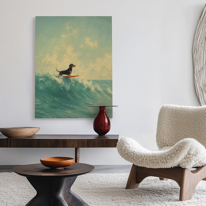 Surfs Pup Canvas — Canvas Vertical #02