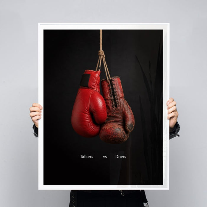 Talkers Vs Doers — Art Print Vertical #03