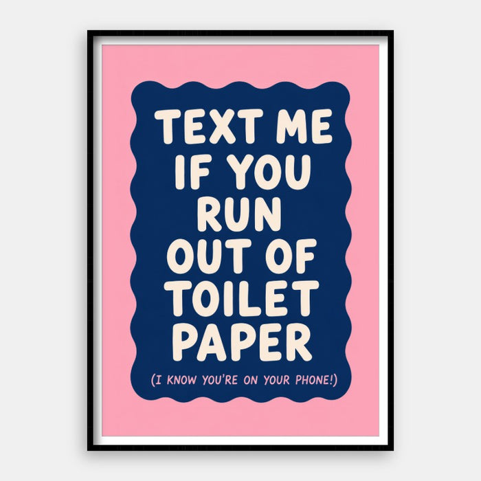 Text Me — Art Print Vertical #01