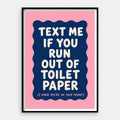 Text Me — Art Print Vertical #01