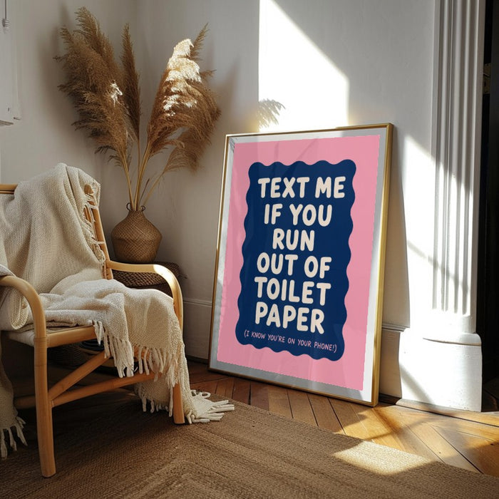 Text Me — Art Print Vertical #02