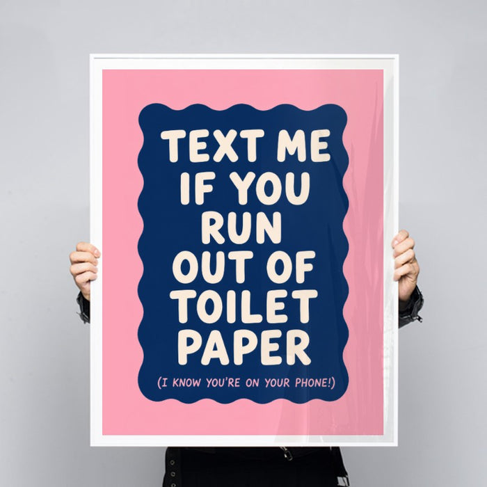 Text Me — Art Print Vertical #03