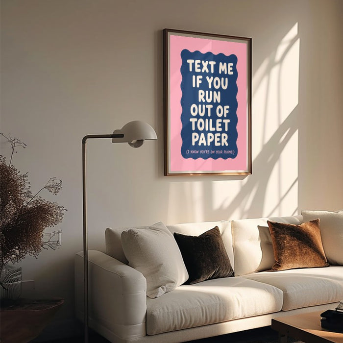 Text Me — Art Print Vertical #05