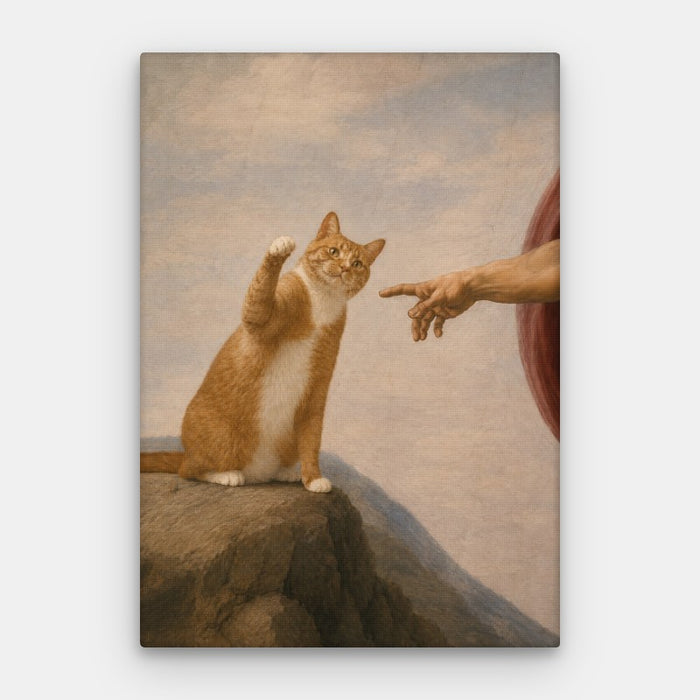 The Creation Of Nope Canvas — Canvas Vertical #01