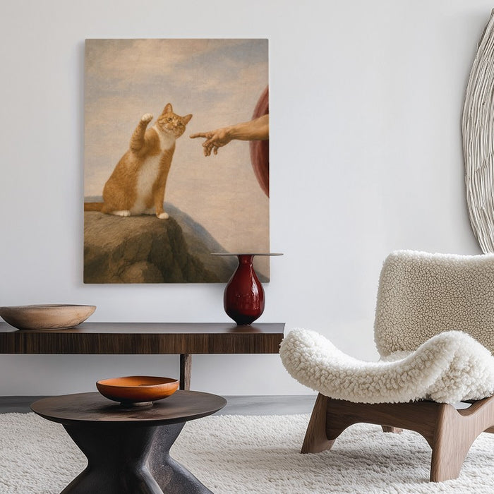 The Creation Of Nope Canvas — Canvas Vertical #02