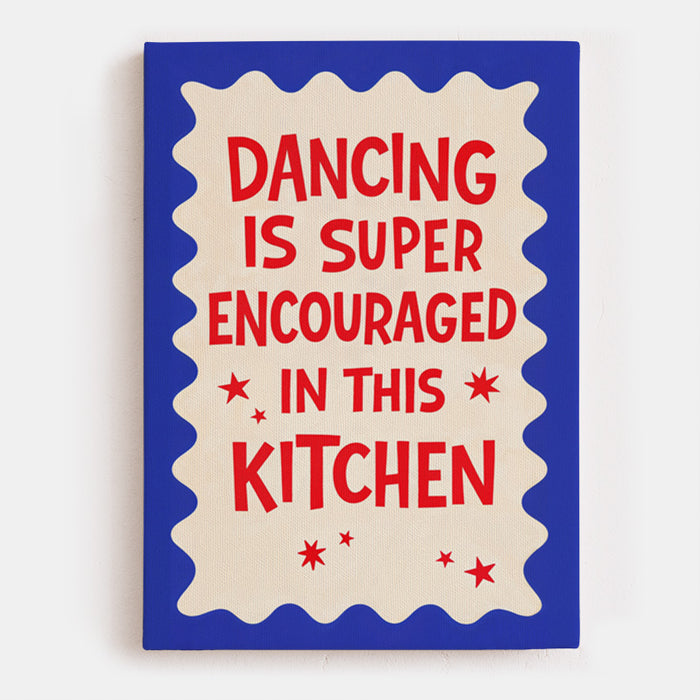 The Dancing Kitchen Canvas