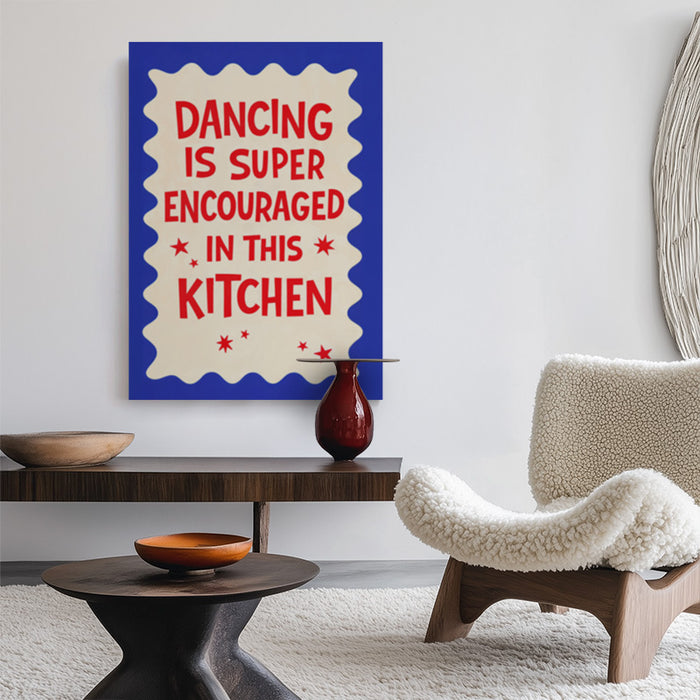 The Dancing Kitchen Canvas
