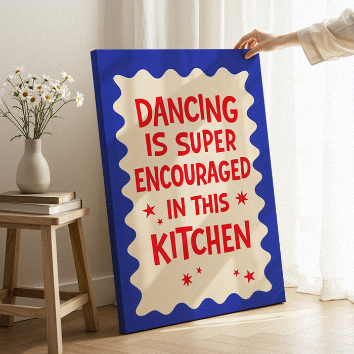 The Dancing Kitchen Canvas