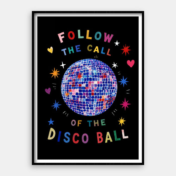 The Disco Ball — Art Print Vertical #01