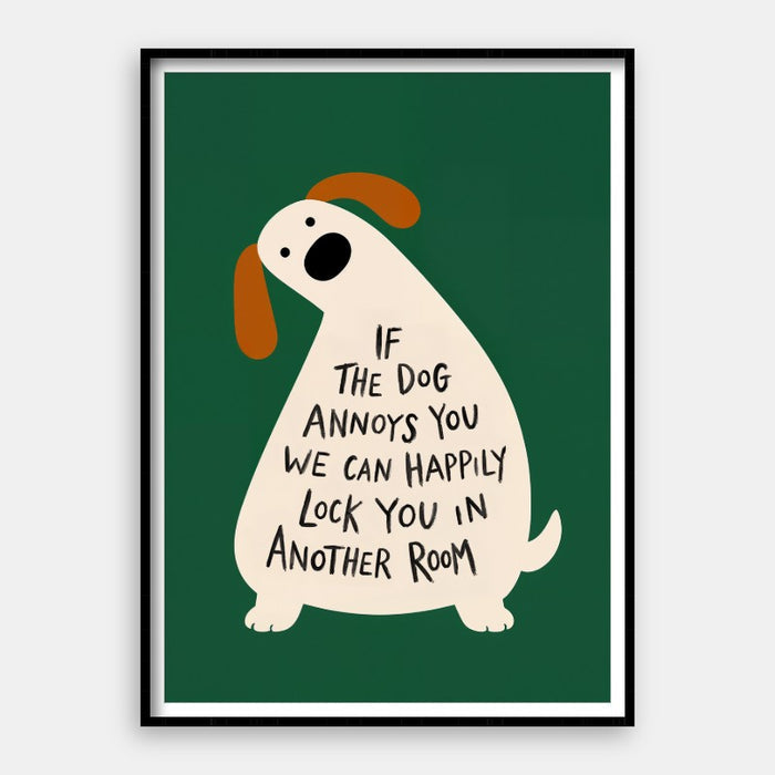 The Dog Stays — Art Print Vertical #01